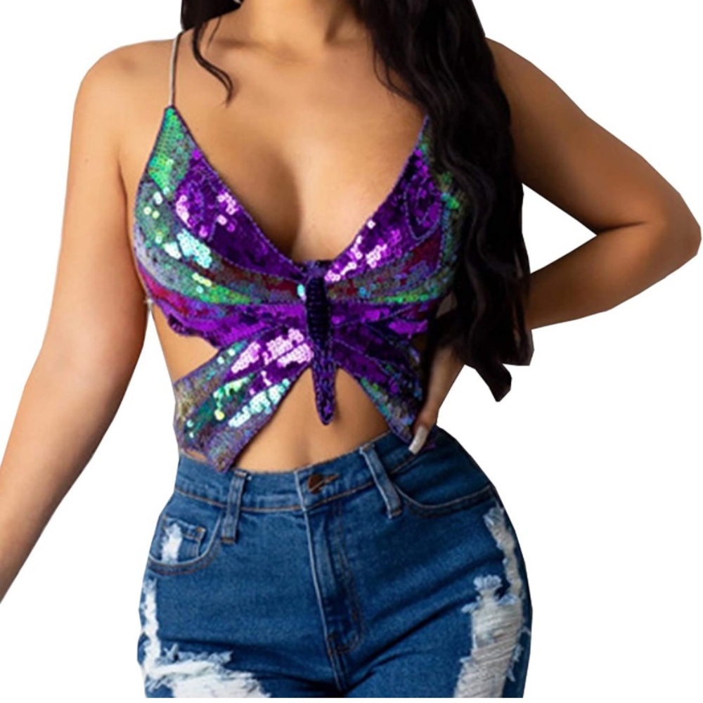 Sequin Butterfly Costume With Skirt (set of 2 but you can buy one)